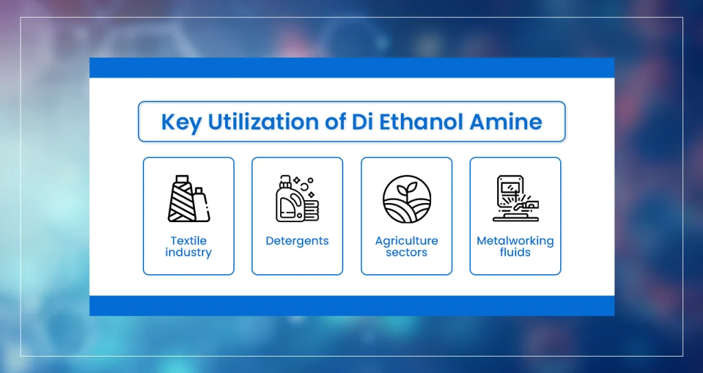 Key Utilization of Di Ethanol Amine